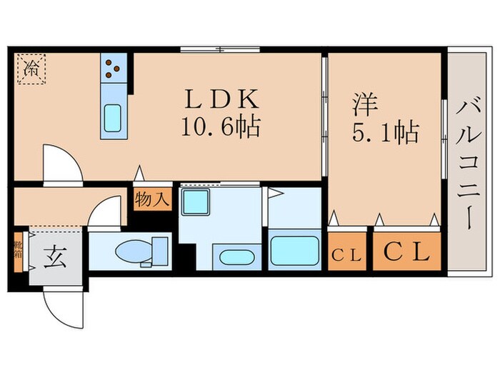 仮)vogue京都桂の物件間取画像