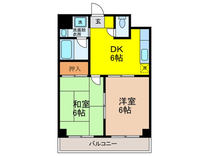 アネックス富士の物件間取画像