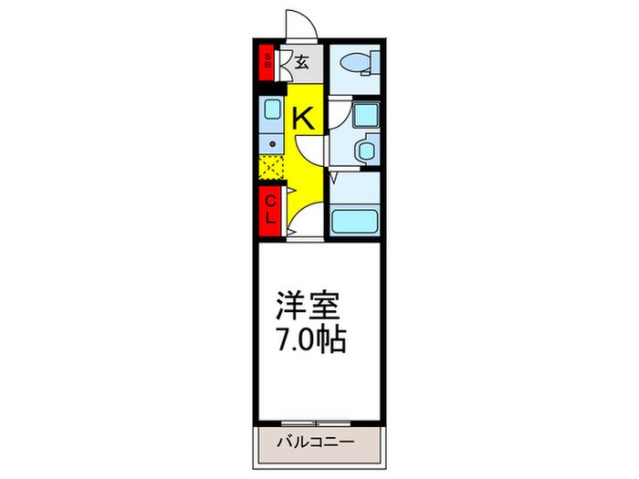 グランカーサ緑地公園の物件間取画像