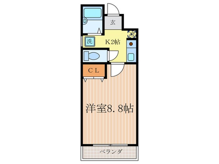 パレスＣＯＲＥ１５の物件間取画像