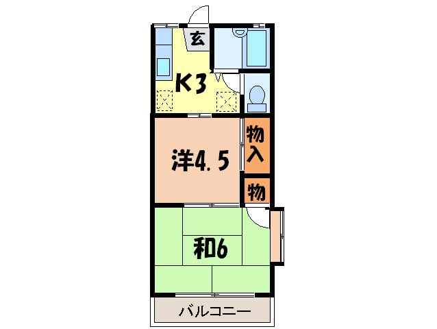 メゾン池上１の物件間取画像