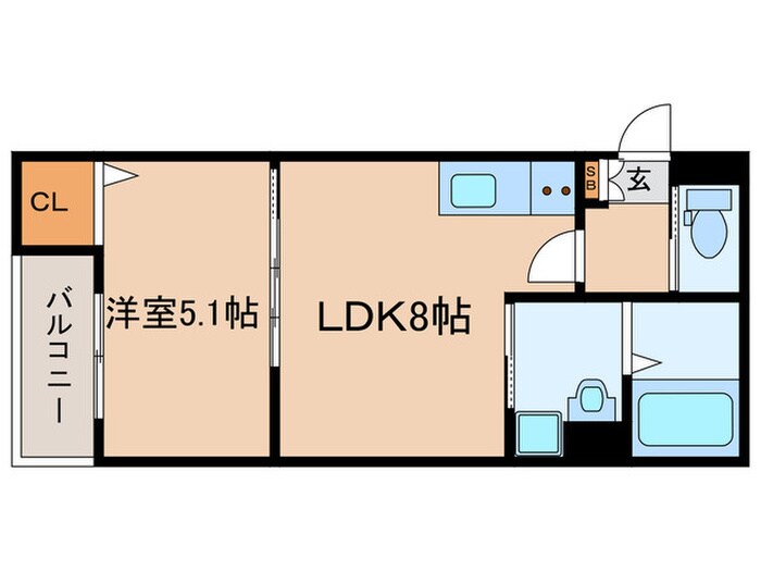 トレージュの物件間取画像