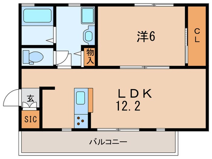 クレスト甲子園の物件間取画像