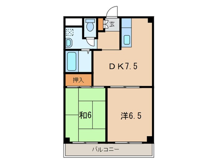 ザ・ランドマーク北山の物件間取画像