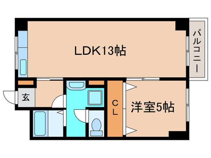 大宮マンションの物件間取画像