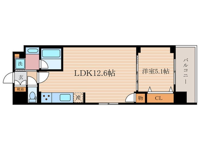 ベラジオ雅び京都三条通（305）の物件間取画像