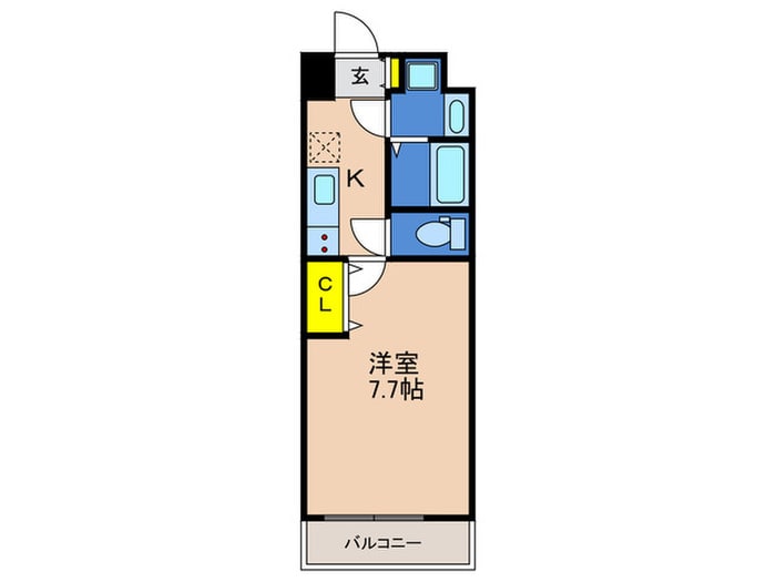 LIVIAZ KOBE CREST(603)の物件間取画像