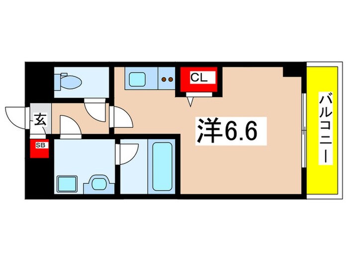 ＡＩＬＥ武庫之荘の物件間取画像