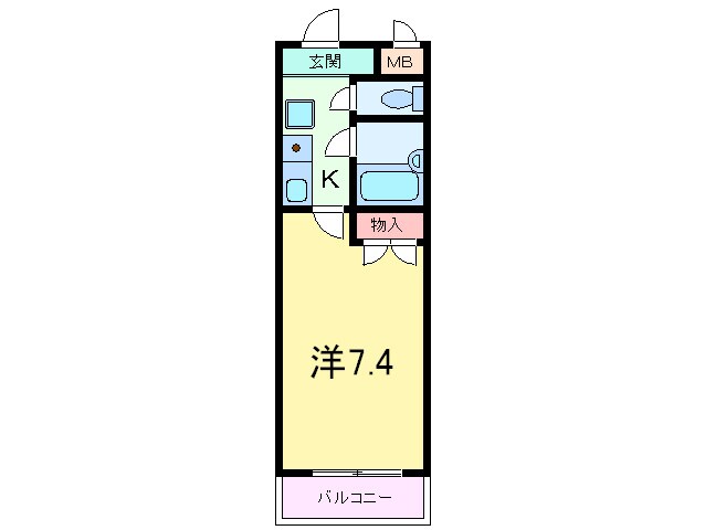 オプティ岡本山手の物件間取画像