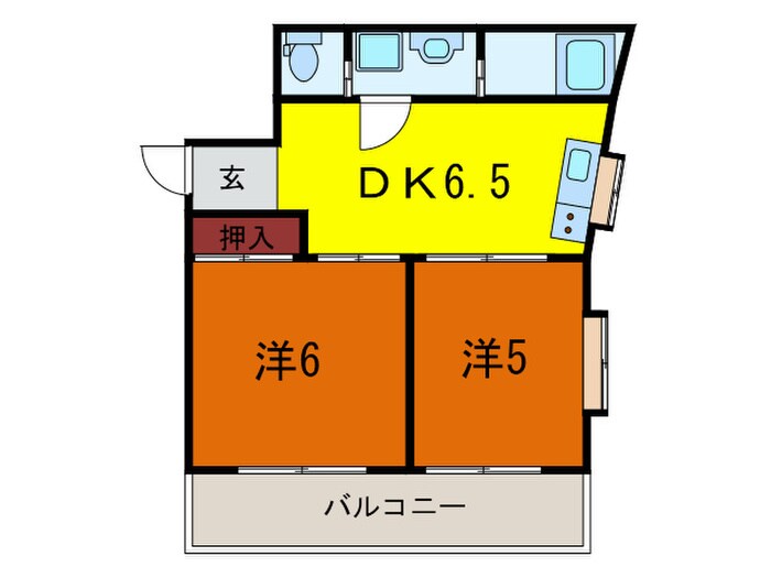 サンビルダー三宮の物件間取画像