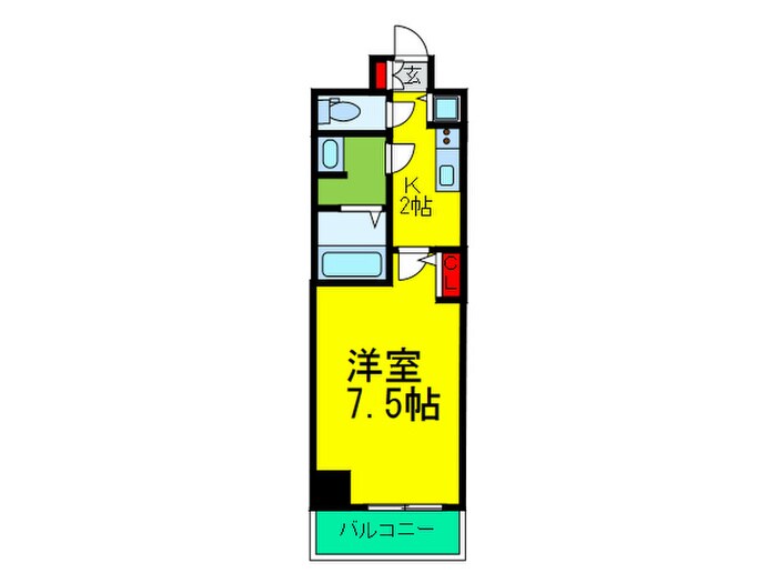 プレサンス梅田東ベータ(603)の物件間取画像