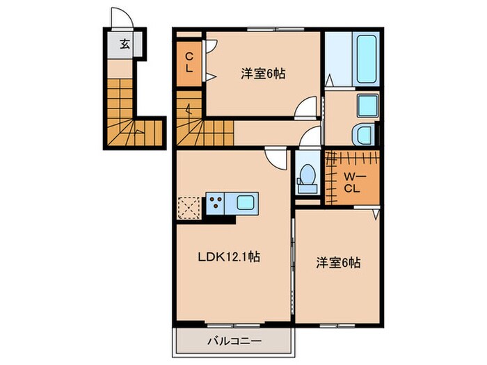 Le　Lienの物件間取画像