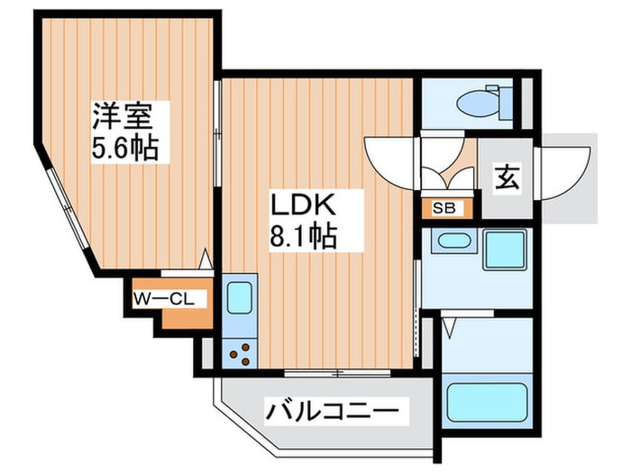 クリエオーレ中野本町の物件間取画像