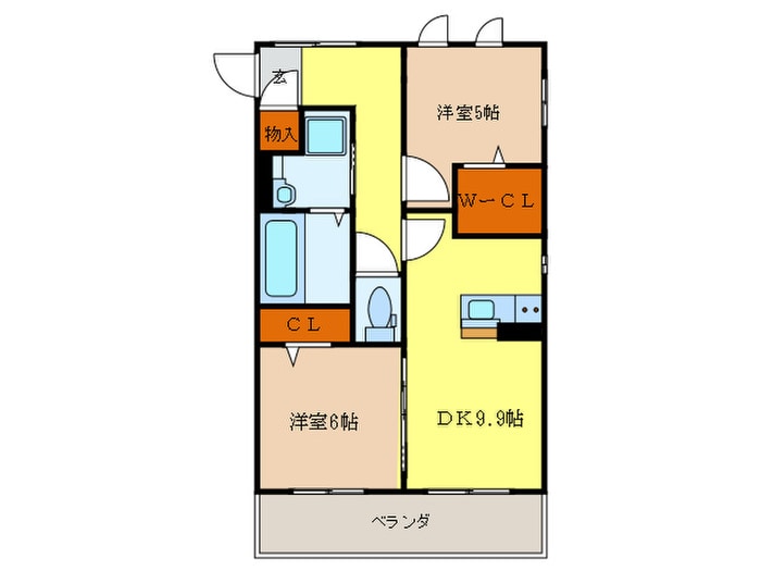 スーリールアンサンブルの物件間取画像