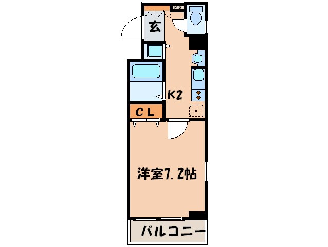 アクロス京都七条鴨川御苑(306)の物件間取画像