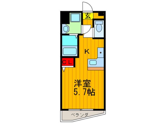 フルグランテ馬場町の物件間取画像