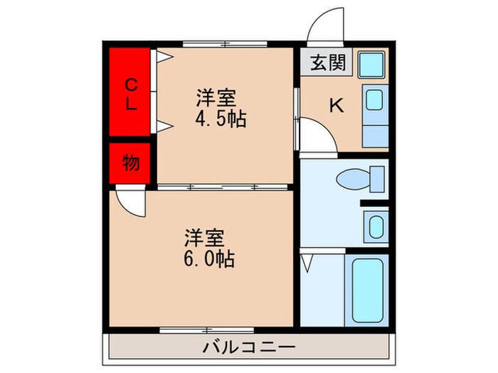 ヴィラナリ－淡路　Ⅱの物件間取画像