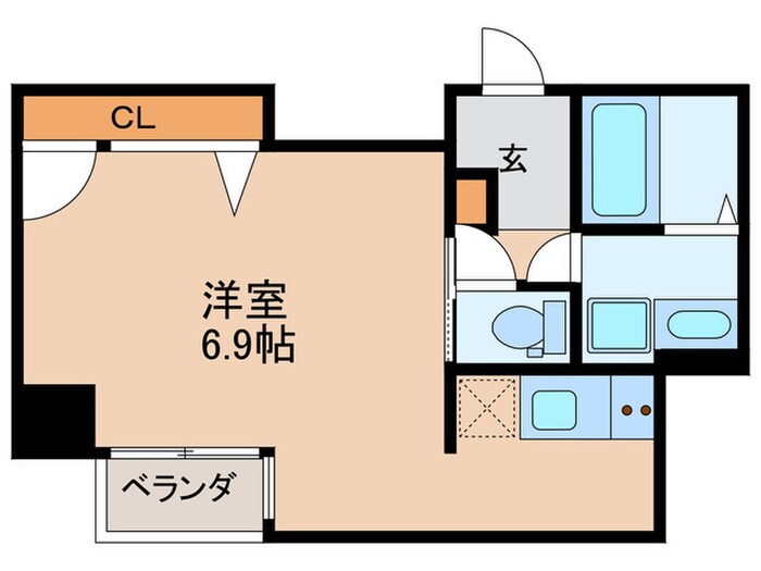 CHATEAU NAMBA RIPPLEの物件間取画像