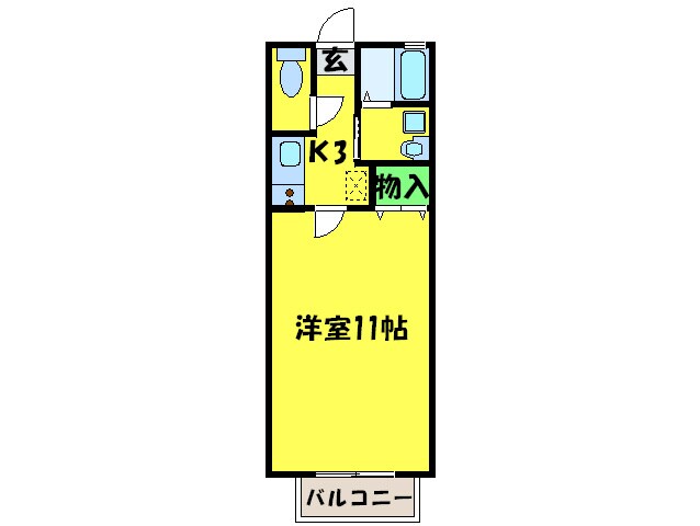 グレ－スヴィラの物件間取画像