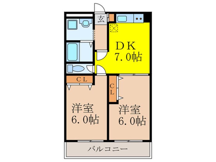 ロイヤルハイツの物件間取画像