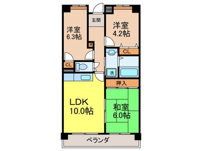 ＯＰＨ千里佐竹公園の物件間取画像