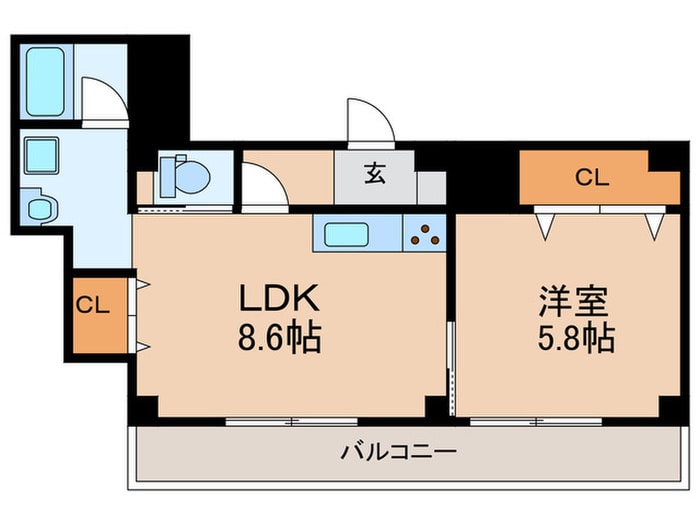 コンフォルタ楠葉の物件間取画像