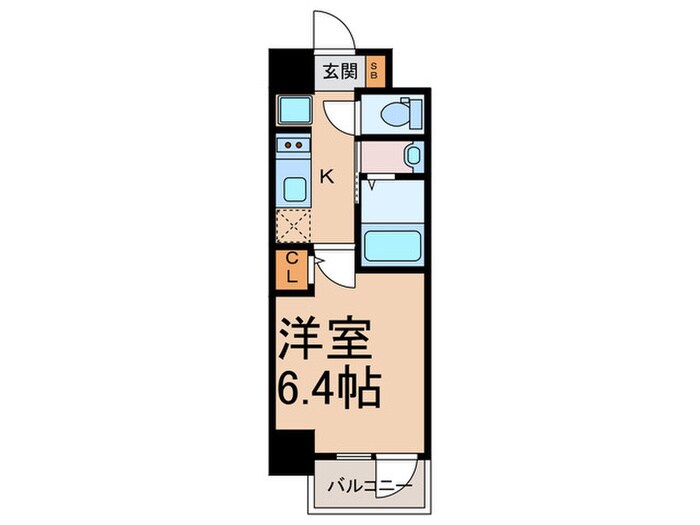 ジオエント福島野田の物件間取画像