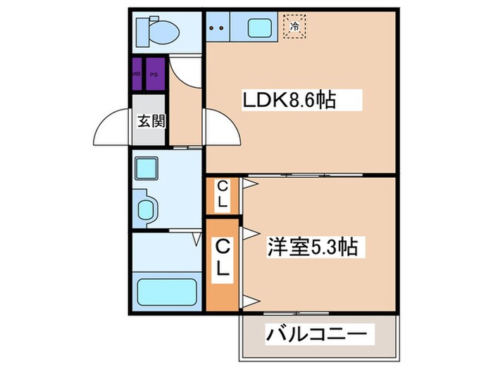 仮）フジパレス堺もずV番館の物件間取画像