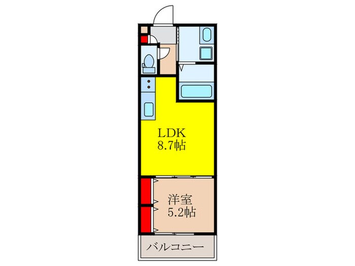 クリエオーレ正雀Ⅰの物件間取画像