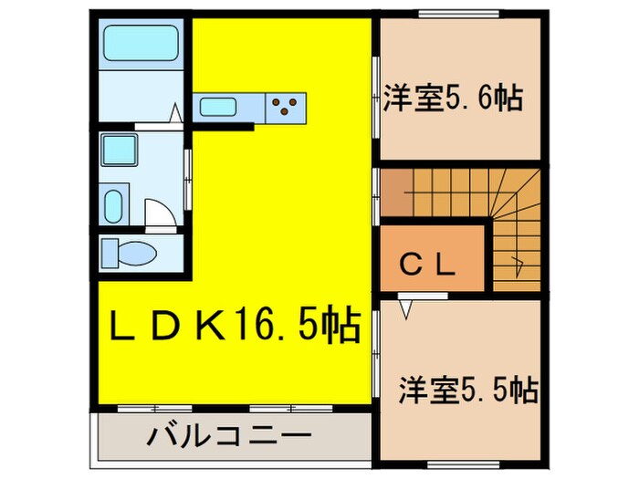 シャーメゾン清水の物件間取画像