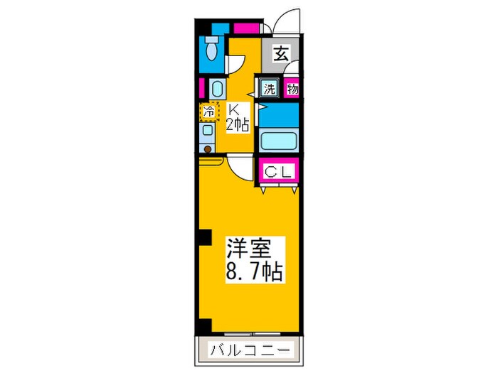 ヨ－ク北条の物件間取画像