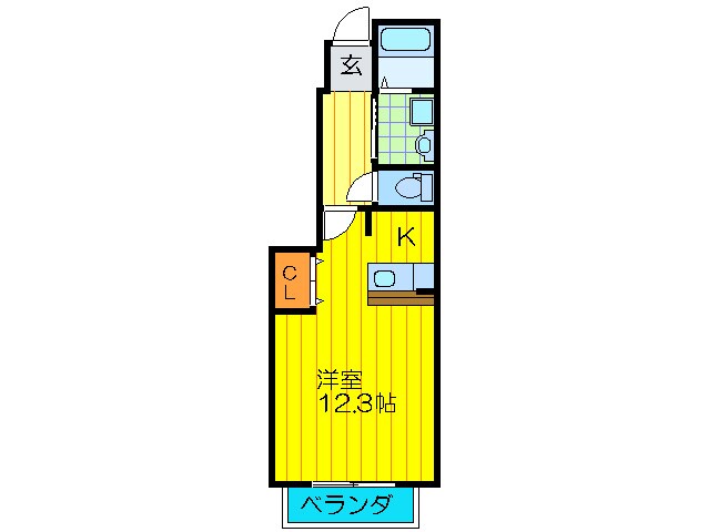 ポンテリブロＫⅡの物件間取画像