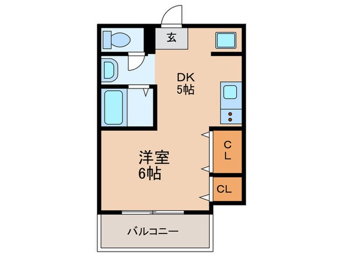 ヴィラクレストの物件間取画像