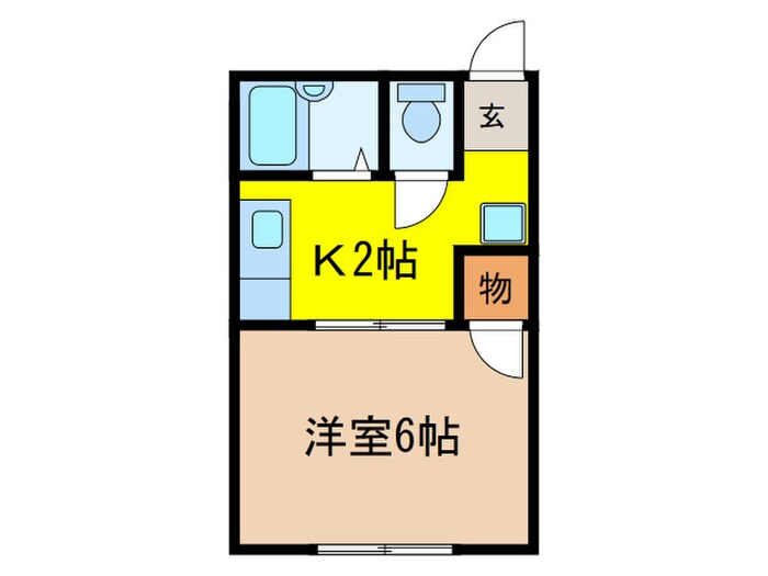 コ－ポラス槌屋の物件間取画像