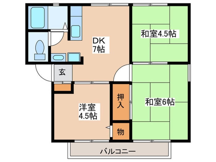 ピュアハイツの物件間取画像