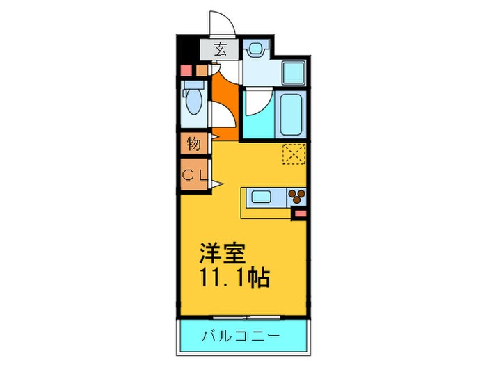 ディアコ－ト・ハナテンの物件間取画像