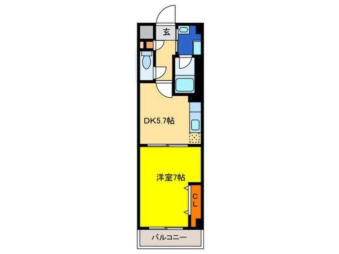 インプルーブ天六の物件間取画像