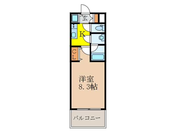 スプランディッド新大阪Ⅲの物件間取画像