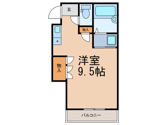 六甲シャレ－の物件間取画像