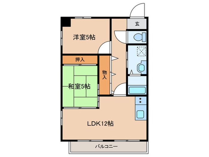 エクセルライフ我孫子の物件間取画像