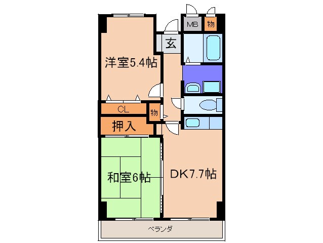 MICﾊｲﾂ都島の物件間取画像