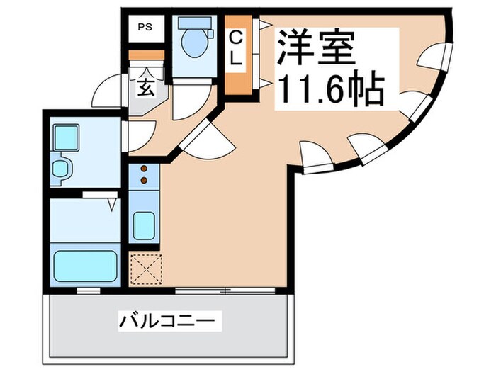 ウィルテラスなんば南の物件間取画像