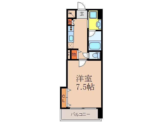 Succeed江坂公園の物件間取画像