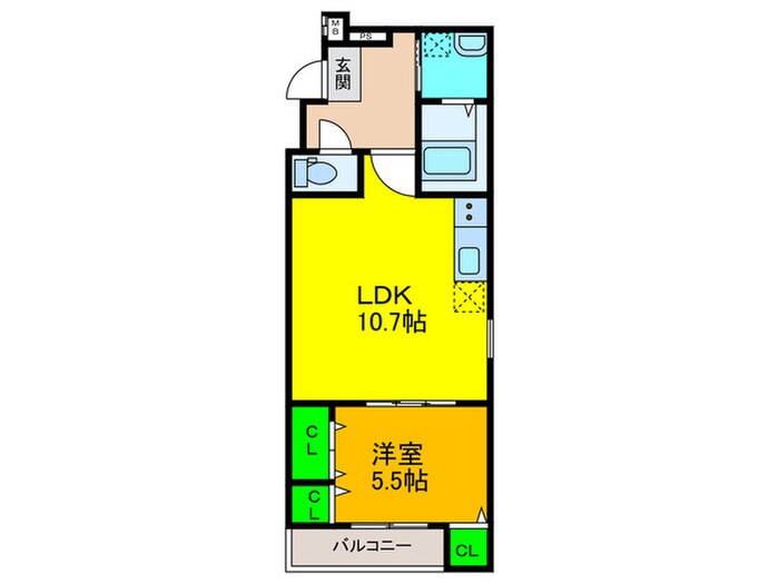 フジパレス高石加茂の物件間取画像