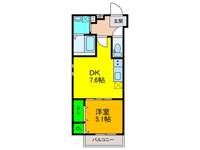 フジパレス高石加茂の物件間取画像