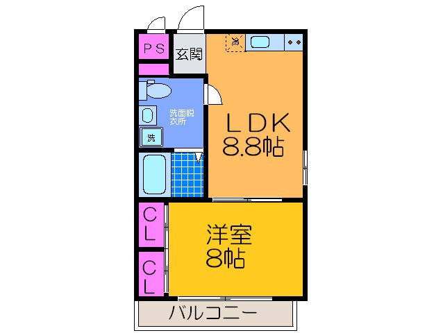 ブランカ住吉の物件間取画像