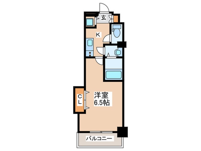 Ｌｕｘｅ難波西Ⅰの物件間取画像