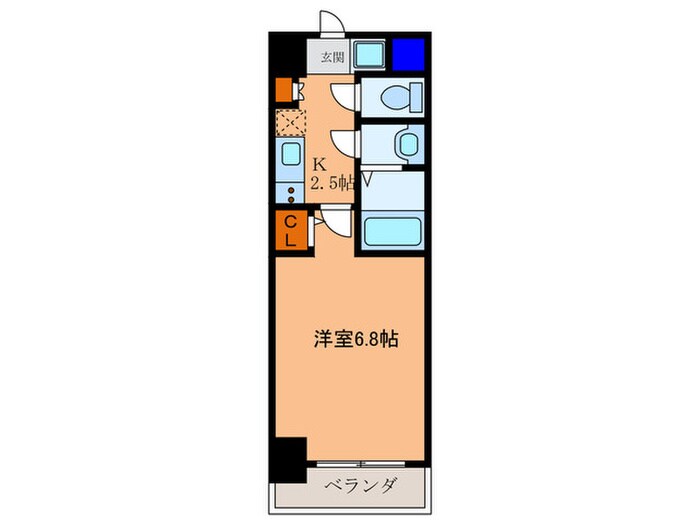フレアコート梅田の物件間取画像