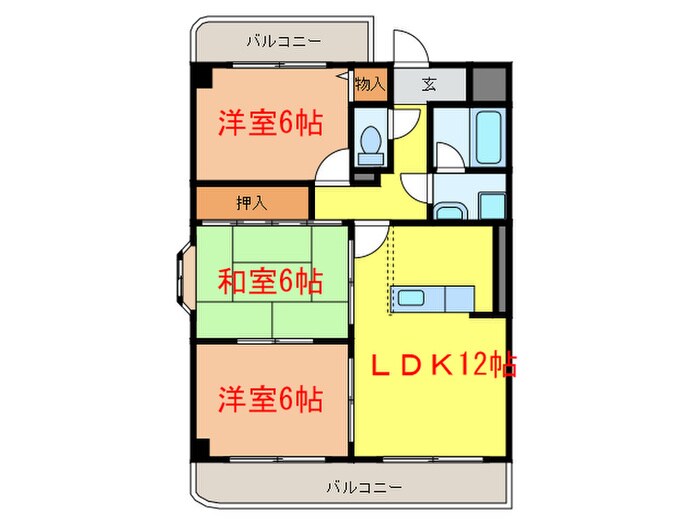 グランド－ルＹの物件間取画像