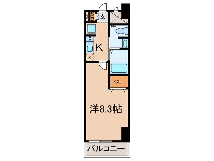 CROSS　COURT高槻富田駅前の物件間取画像